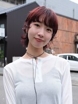 トゥコ(tuco) ブリーチ無し/ウルフ/レイヤーカット/ショート/カシスカラー