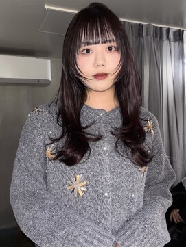 ヨハク 大阪梅田中崎町(yohaku) 【misaki】ラベンダー×ロングレイヤー