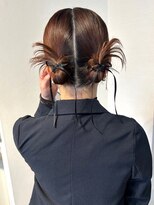 アンニュ(annuy)&nbsp;お呼ばれヘア お団子ヘア 成人式 結婚式 カチモリヘア 20代