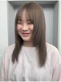  ワンホンレイヤー/ミルクティーブロンド/ダークブルー/栄矢場町