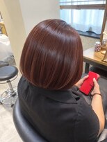 ヘアリゾート粋 トゥジュ 池袋東口店(tujuh) ショートボブ/透明感/ブラウンレッド
