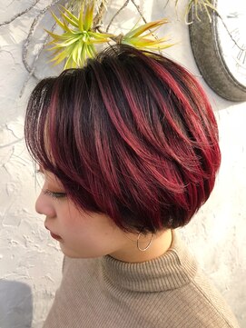 ヘアスタジオニコ(hair studio nico...) 赤