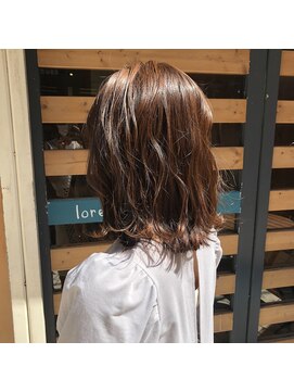 ロレ バトヘアー 下北沢(lore bat.hair) 外ハネミディ