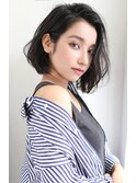 【ROSE/鳳】マニッシュショート ネイビーカラー フレンチボブ