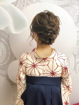 ラエラ 五反田店(laera) 袴　袴着付け　卒業式　卒業式ヘア　大学卒業式　袴とヘア
