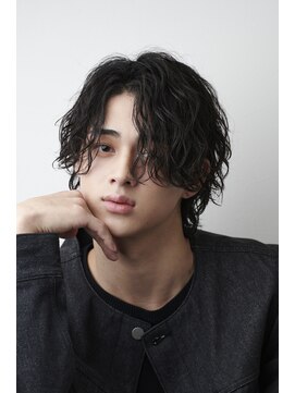 ゴールドシブヤ(GOALD SHIBUYA) #センターパートウルフ 波打ちスパイラル ツイストスパイラル