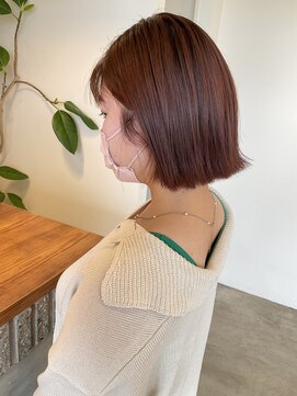 ヘアーサロン ツミキ(HAIR SALON TSUMiKi) オレンジボブ