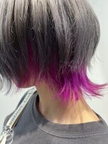 ヴァイス 渋谷店(VAICE) インナーカラー　グレー×パッションピンク