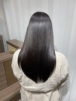 キュア 表参道(CURE)&nbsp;黒髪/グレージュカラー/ココアベージュ/ヘルシーロング[表参道]