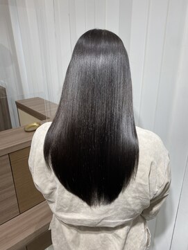 キュア 表参道(CURE) 黒髪/グレージュカラー/ココアベージュ/ヘルシーロング[表参道]