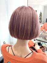 インセンス(insence yamashita) ボブ×ピンクベージュ