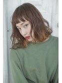 ニュアンスボブ×インナーベージュ