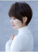 前髪ありショートボブ20代30代40代【AIN.表参道】川原大地
