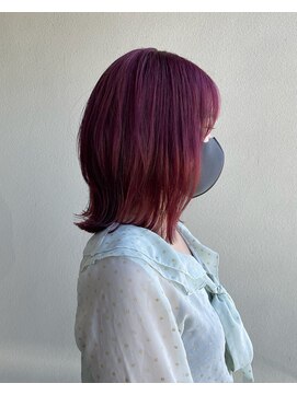 ラ クープ Lacoupe セミウルフレイヤー　ピンクカラー