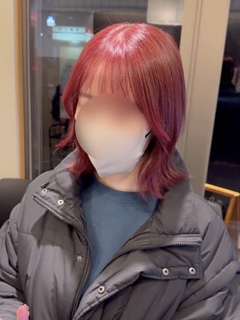 グランドール(Grandoll) ブリーチなしピンクレッド