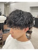 メンズ 波巻きパーマ