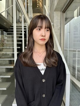 ローウェ 表参道(Louwe) フェイスフレーミング/ベージュ