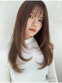 ワンカールでキマる!レイヤーロングカット