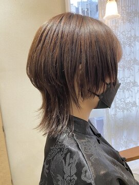 ラボヌールヘアーリアン 川越店(La Bonheur hair Lien) 襟足長めウルフ