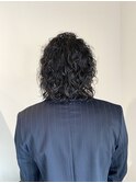 メンズロングパーマ