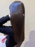 【髪質改善】カット+酸性ストレート+髪質改善・高濃度水素ultowa Tr　￥20,000