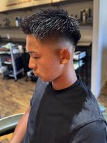 エクファフォーメン(EX-FA FOR MEN)&nbsp;カルマパーマ/ベリーショート/ダークアッシュ/ニュアンスパーマ