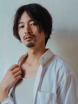 キューブ(HAIR MAKE Cube) 落ち着いた大人見えするメンズボブスタイル