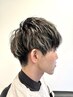 【メンズ限定】カット＋ブリーチメッシュ×2回＋オンカラー