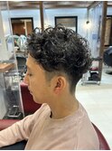 毎朝簡単セット!メンズパーマ