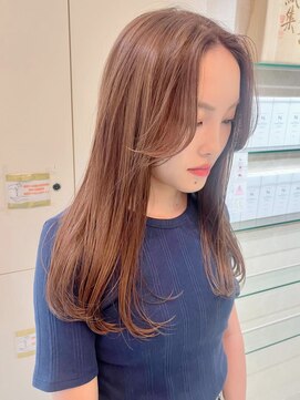 ケーツー あべのキューズモ－ル店(K-two) まろやかブラウンカラー*透明感イルミナカラー*ロングレイヤー