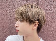 《*波巻きスパイラルパーマ×ハイライト*》周りと違ったパーマスタイルにしたい方＊＊[西梅田/メンズ]