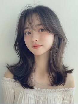 アペル(APPEL)の写真/骨格、毛流れを意識した巻いても結んでも可愛い顔周りカットでワンランク上の似合わせを―こなれ感を演出*