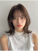 イメチェン　外ハネ　ボブ　美髪　ワイドバング　ブルーブラック