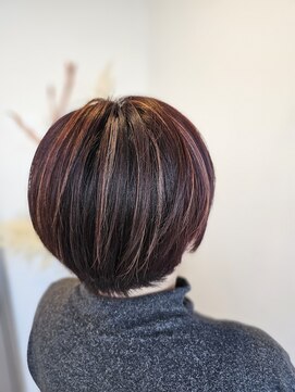 アンジュール ショート×ハイライト