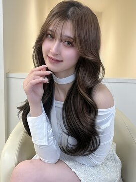 アイトーキョーエス 渋谷(AI TOKYO S) くびれ巻き韓国ヘアミルクティーベージュ透明感レイヤー前髪渋谷