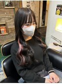 ピンクインナーカラー