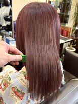 キャラ 池袋本店(CHARA) 柔らかいピンクベージュ◎髪質改善トリートメント【池袋】