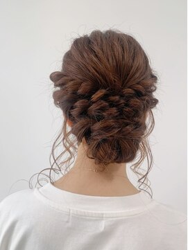 ビオルネ 浦安店(VIE.ORNER) ロープ編みシニヨン