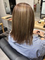 ハクバイジェービー 稲毛(hak by jb)&nbsp;丸型◎髪質改善カラーで作るアッシュベージュ[稲毛駅/白髪染め]