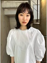 スクリーンギンザメゾン 銀座(SCREEN GINZA MAISON.)&nbsp;黒髪カタログ/クラゲヘアー/オリーブ/銀座