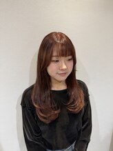 ヘアグレッソ(hair glesso.) マロンブラウン/ローレイヤーカット