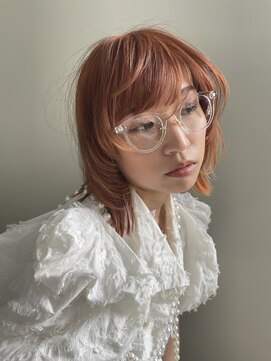 イト(ito) 顔周りレイヤー×オレンジブラウン