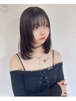 ハロ ハッピーヘアライフ 長居店(Halo happyhairlife)&nbsp;くびれヘアハイライトカラーアンプレラカラーレイヤーカット