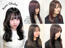 大久保 瑠泉 ◇ トレンドスタイルをカット技術だけで再現♪相性の良い暖色カラーや透明感カラーも