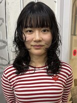 サル(saru)&nbsp;レイヤーナチュラルパーマ