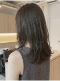 くびれミディボブ顔まわりレイヤー◎前髪あり小顔ロブ南越谷