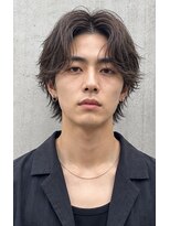 インアンドヤング 栄(in&yang)&nbsp;フリックパーマ×シ海外風センターパート
