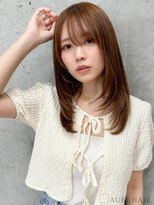オーブ ヘアー イナフ 岐阜六条店(AUBE HAIR inaf) 20代・30代_韓国_セミロング