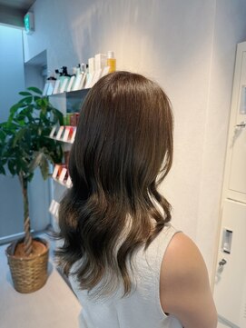 ラミン(LAMIN) ブリーチなし9トーン　赤みを抑えたオリーブカラー☆