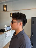 MEN'S soleil 大宮さいたま新都心【メンズソレイユ】MEN'Sパーマ/MEN'Sカット/メンズ&nbsp;ニュアンスウルフ スペインカール さいたま新都心